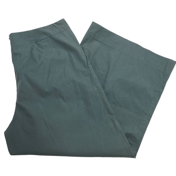 Cos Stitched Culottes Wide Crop Legs Pants in Sage Green National Size 12 New - Picture 9 of 11
